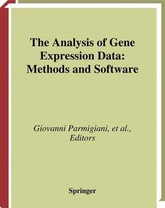 Couverture de l’ouvrage The Analysis of Gene Expression Data