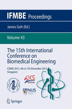 Couverture de l’ouvrage The 15th International Conference on Biomedical Engineering
