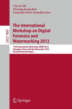Cover of the book Digital-Forensics and Watermarking