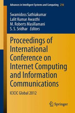Couverture de l’ouvrage Proceedings of International Conference on Internet Computing and Information Communications