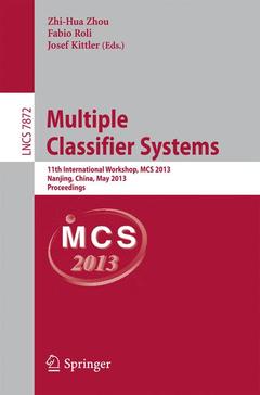 Cover of the book Multiple Classifier Systems