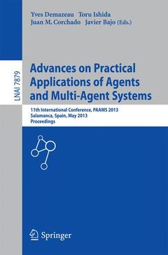 Couverture de l’ouvrage Advances on Practical Applications of Agents and Multi-Agent Systems