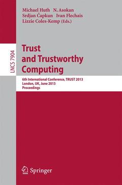 Cover of the book Trust and Trustworthy Computing