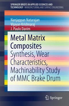 Couverture de l’ouvrage Metal Matrix Composites