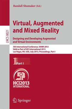Couverture de l’ouvrage Virtual, Augmented and Mixed Reality: Designing and Developing Augmented and Virtual Environments