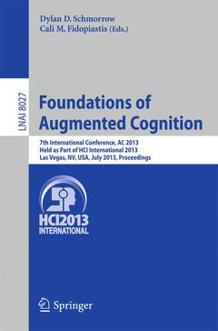 Couverture de l’ouvrage Foundations of Augmented Cognition