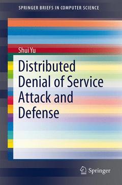 Couverture de l’ouvrage Distributed Denial of Service Attack and Defense