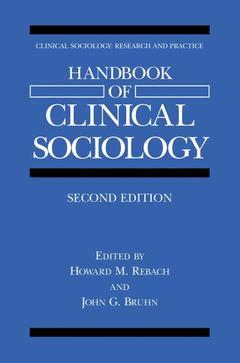 Couverture de l’ouvrage Handbook of Clinical Sociology