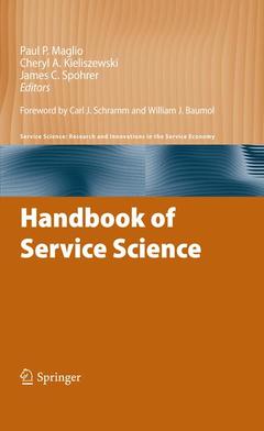 Couverture de l’ouvrage Handbook of Service Science