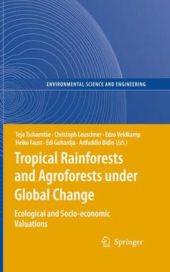Couverture de l’ouvrage Tropical Rainforests and Agroforests under Global Change