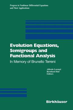 Cover of the book Evolution Equations, Semigroups and Functional Analysis