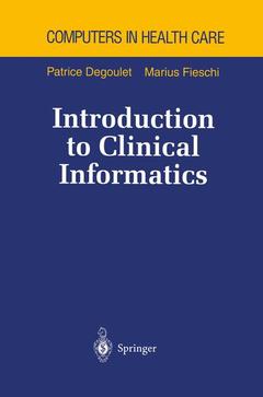 Couverture de l’ouvrage Introduction to Clinical Informatics
