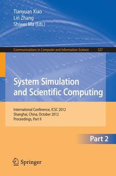 Couverture de l’ouvrage System Simulation and Scientific Computing, Part II