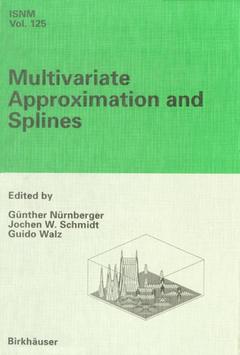 Couverture de l’ouvrage Multivariate Approximation and Splines