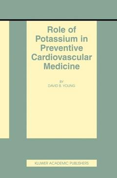 Couverture de l’ouvrage Role of Potassium in Preventive Cardiovascular Medicine
