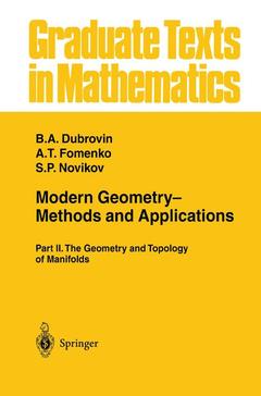 Couverture de l’ouvrage Modern Geometry— Methods and Applications