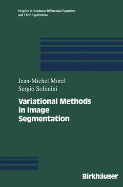 Couverture de l’ouvrage Variational Methods in Image Segmentation