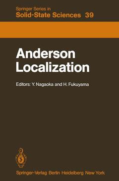 Couverture de l’ouvrage Anderson Localization