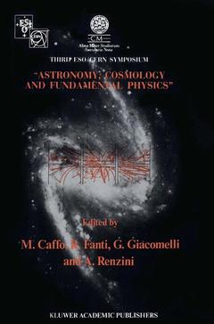 Cover of the book Astronomy, Cosmology and Fundamental Physics