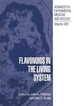 Couverture de l’ouvrage Flavonoids in the Living System