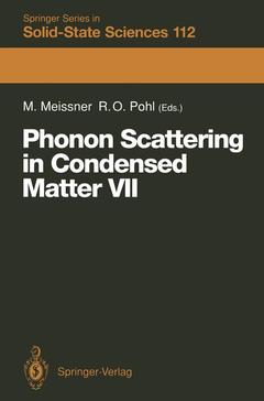 Couverture de l’ouvrage Phonon Scattering in Condensed Matter VII