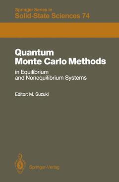 Couverture de l’ouvrage Quantum Monte Carlo Methods in Equilibrium and Nonequilibrium Systems