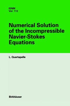 Couverture de l’ouvrage Numerical Solution of the Incompressible Navier-Stokes Equations
