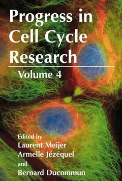 Couverture de l’ouvrage Progress in Cell Cycle Research