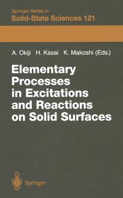 Couverture de l’ouvrage Elementary Processes in Excitations and Reactions on Solid Surfaces