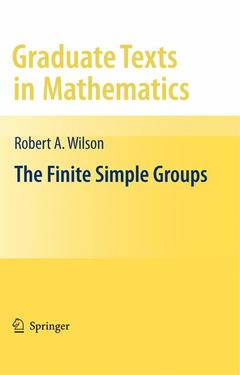 Couverture de l’ouvrage The Finite Simple Groups
