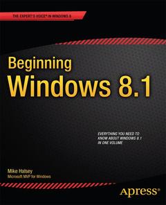 Couverture de l’ouvrage Beginning Windows 8.1