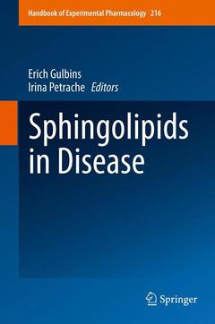 Couverture de l’ouvrage Sphingolipids in Disease