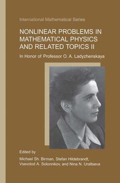 Cover of the book Nonlinear Problems in Mathematical Physics and Related Topics II
