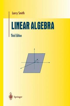 Couverture de l’ouvrage Linear Algebra
