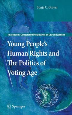 Cover of the book Young People’s Human Rights and the Politics of Voting Age