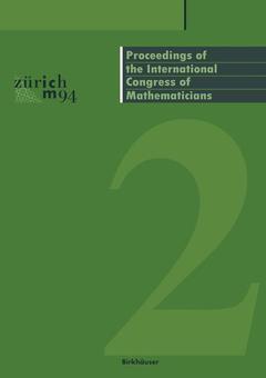 Cover of the book Proceedings of the International Congress of Mathematicians