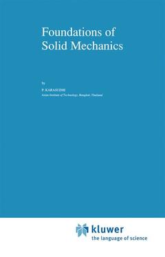 Couverture de l’ouvrage Foundations of Solid Mechanics