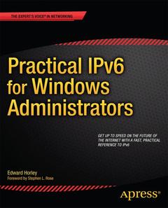 Couverture de l’ouvrage Practical IPv6 for Windows Administrators
