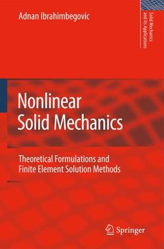 Couverture de l’ouvrage Nonlinear Solid Mechanics