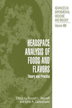Couverture de l’ouvrage Headspace Analysis of Foods and Flavors