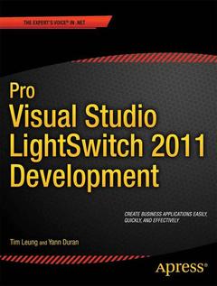 Couverture de l’ouvrage Pro Visual Studio LightSwitch 2011 Development