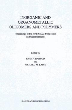 Cover of the book Inorganic and Organometallic Oligomers and Polymers