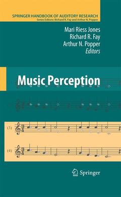 Couverture de l’ouvrage Music Perception