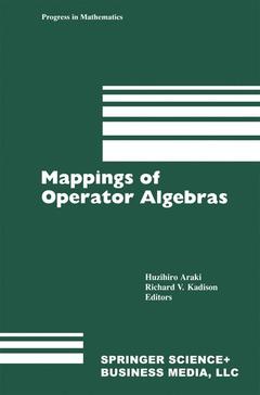 Cover of the book Mappings of Operator Algebras