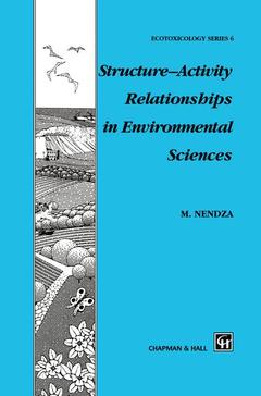 Couverture de l’ouvrage Structure—Activity Relationships in Environmental Sciences