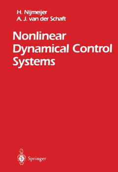 Couverture de l’ouvrage Nonlinear Dynamical Control Systems