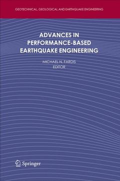 Couverture de l’ouvrage Advances in Performance-Based Earthquake Engineering