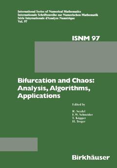 Couverture de l’ouvrage Bifurcation and Chaos: Analysis, Algorithms, Applications