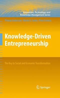 Couverture de l’ouvrage Knowledge-Driven Entrepreneurship