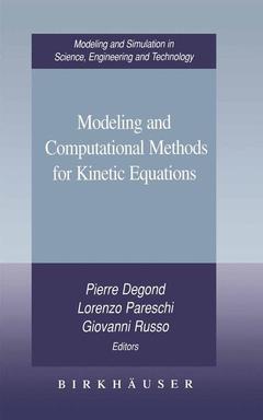 Couverture de l’ouvrage Modeling and Computational Methods for Kinetic Equations